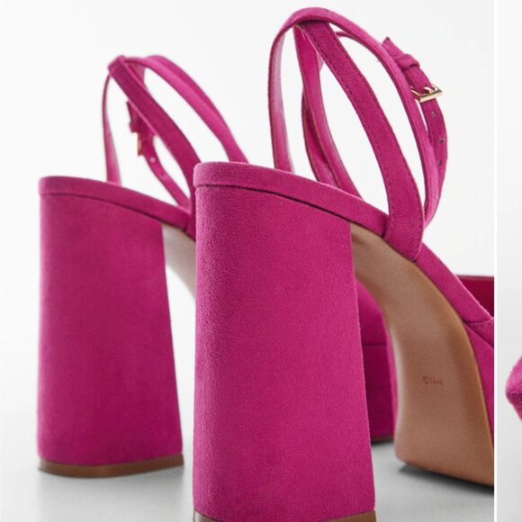 MANGO Platform ankle-cuff sandals Size 6 NEW WITH TAG! - Picture 8 of 10